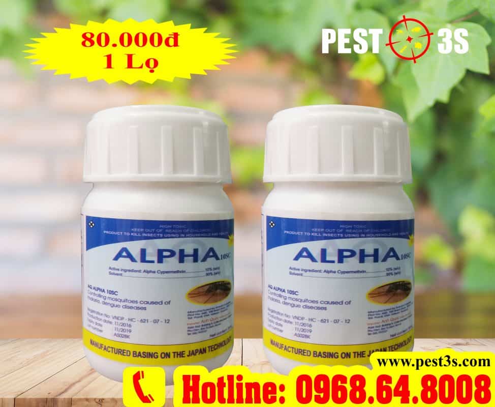 Alpha 10sc (50ml) - (Hàng của NHẬT BẢN) - Thuốc diệt côn trùng, muỗi, gián, ruồi, kiến, bọ chét...1