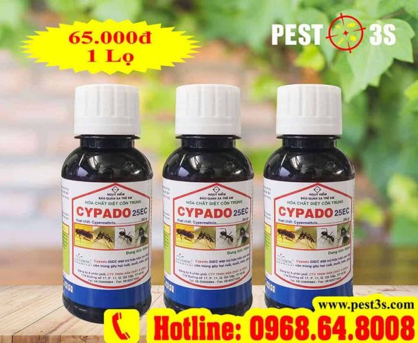 Cypado 25EC (100ml) - Hóa chất phun tồn lưu diệt muỗi