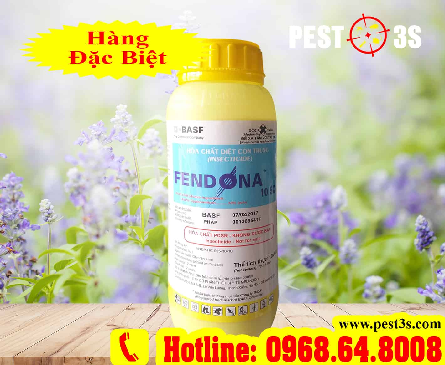 Fendona 10SC - Thuốc diệt muỗi không độc, không kích ứng da tại Hà Nội