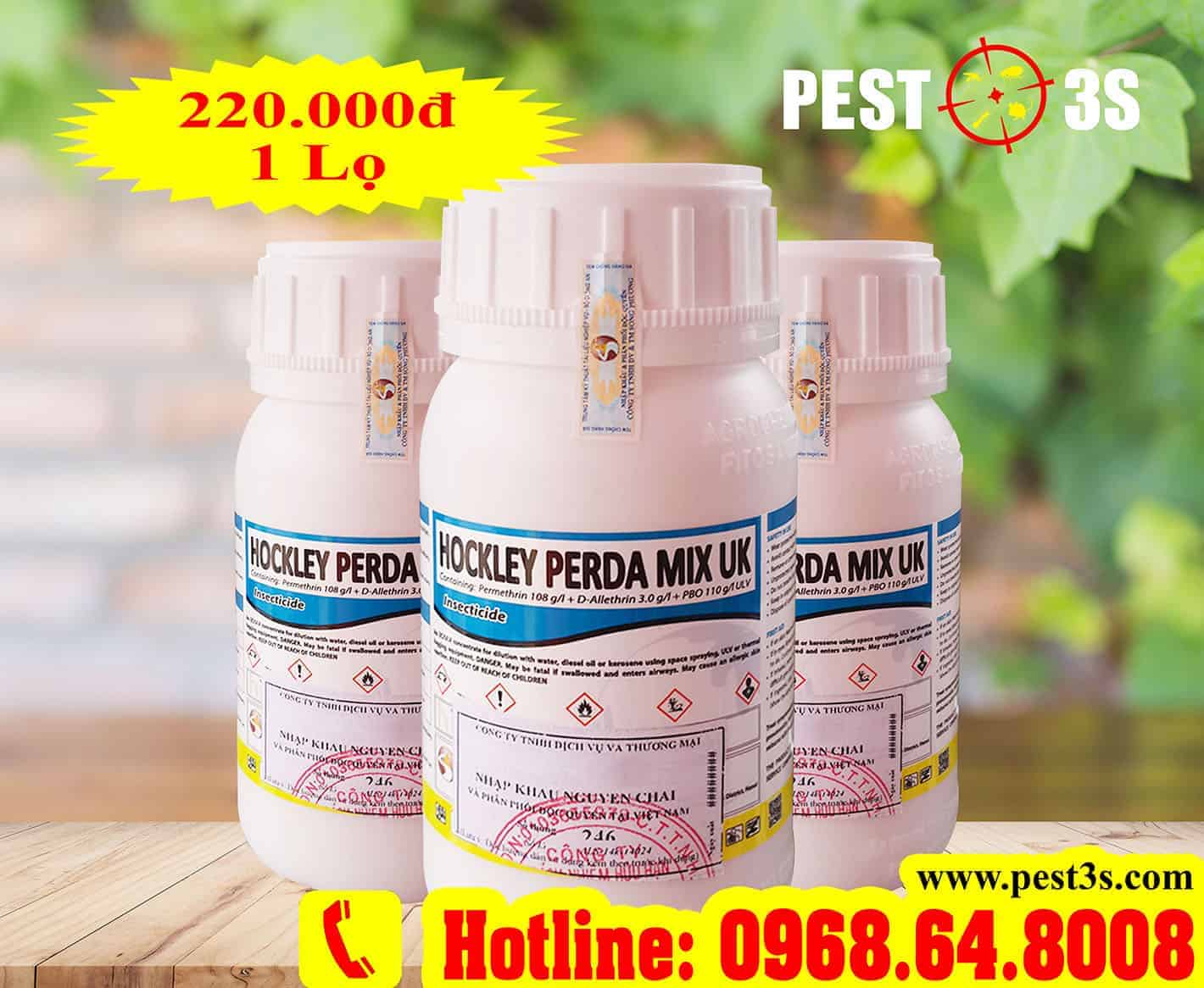 Hockley Perda Mix UK (250ml) - Hóa chất diệt muỗi nhập khẩu Anh Quốc