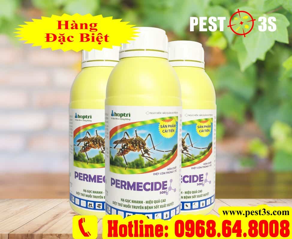 Permecide 50EC (1000ml) - (Hàng ẤN ĐỘ) - Thuốc diệt côn trùng, muỗi, gián, ruồi, kiến, bọ chét..