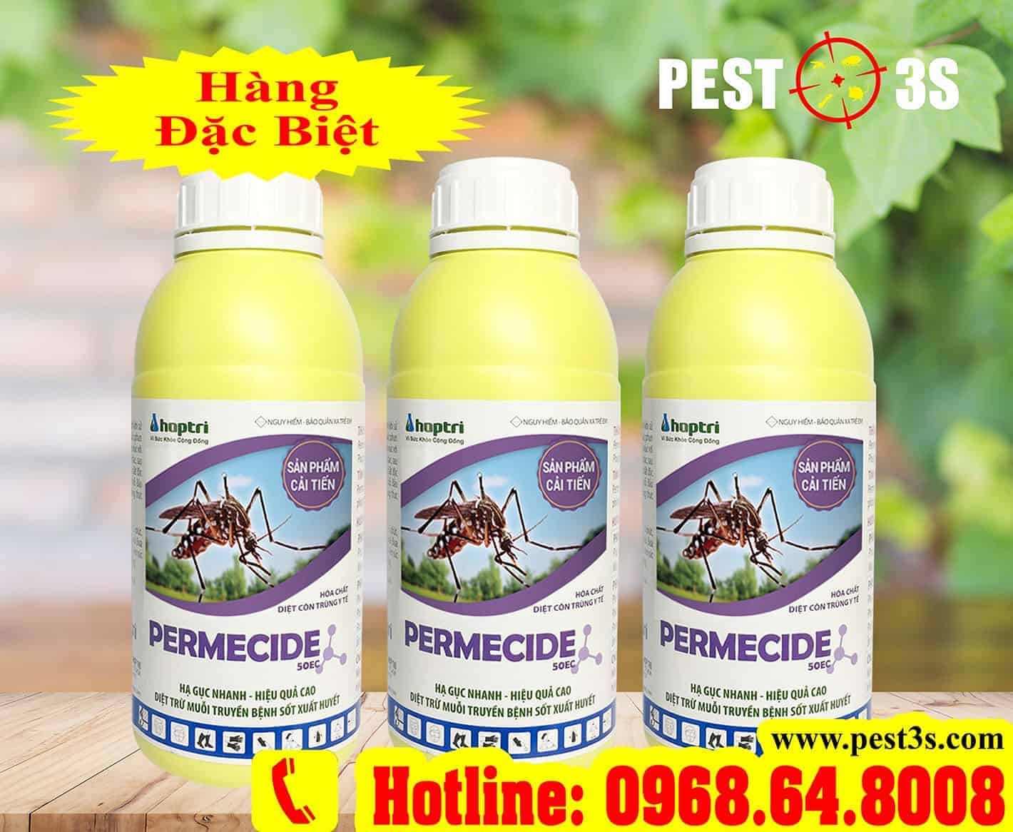 Permecide 50EC (1000ml) - Dung dịch diệt ruồi, diệt muỗi tận gốc của Ấn Độ