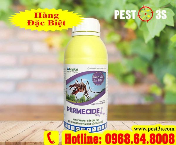 Permecide 50EC (1000ml) - Dung dịch diệt ruồi, diệt muỗi tận gốc của Ấn Độ