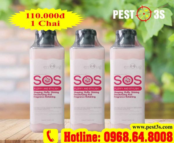 SOS Màu nâu đỏ (530ml) - Sữa tắm dưỡng lông cho Chó Mèo