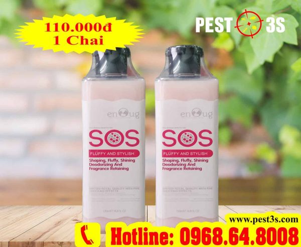 SOS Màu nâu đỏ (530ml) - Sữa tắm dưỡng lông cho Chó Mèo