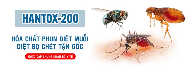Thuốc diệt muỗi, ruồi nhặng, bọ chét... Hantox-200