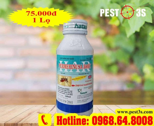 Har PermerinUSA 500EC (100ml) - Thuốc diệt muỗi, côn trùng, bọ chét...TC của ANH QUỐC